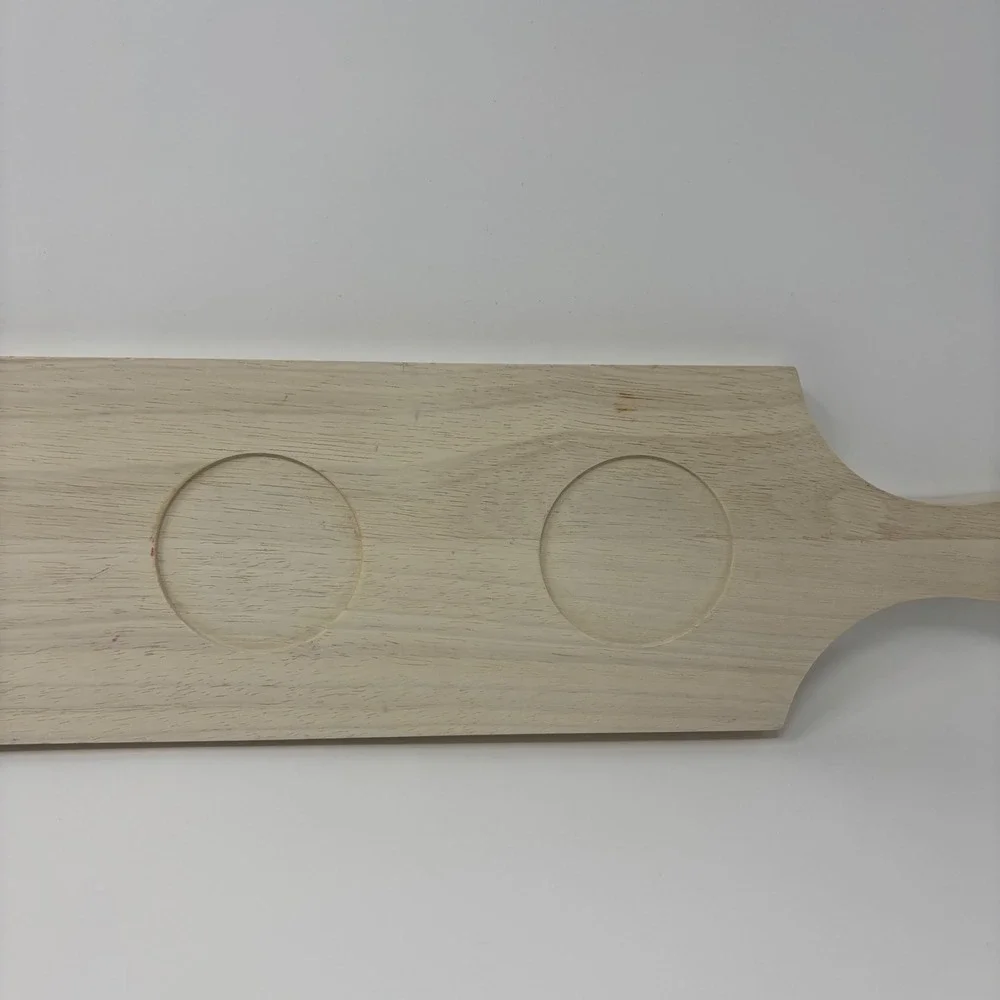 Martha Stewart Collection Beer Flight Paddle Board‎ Wood Farmhouse